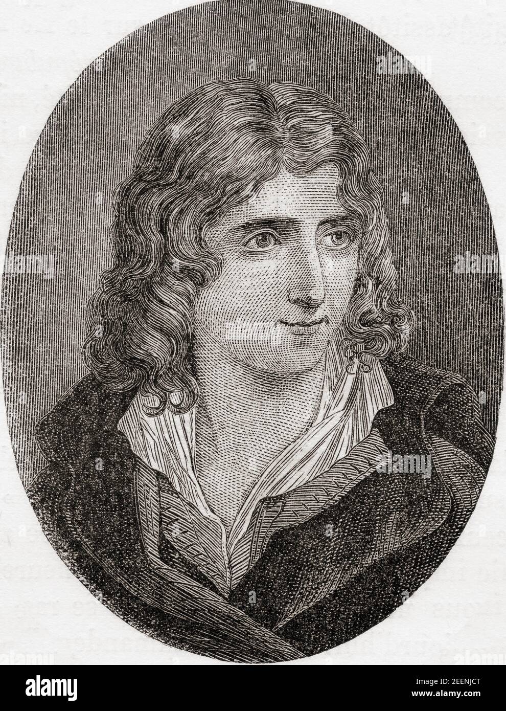 Jean-Marie Claude Alexandre Goujon, 1766 -1795.  Politician of the French Revolution.  From Histoire de la Revolution Francaise Stock Photo