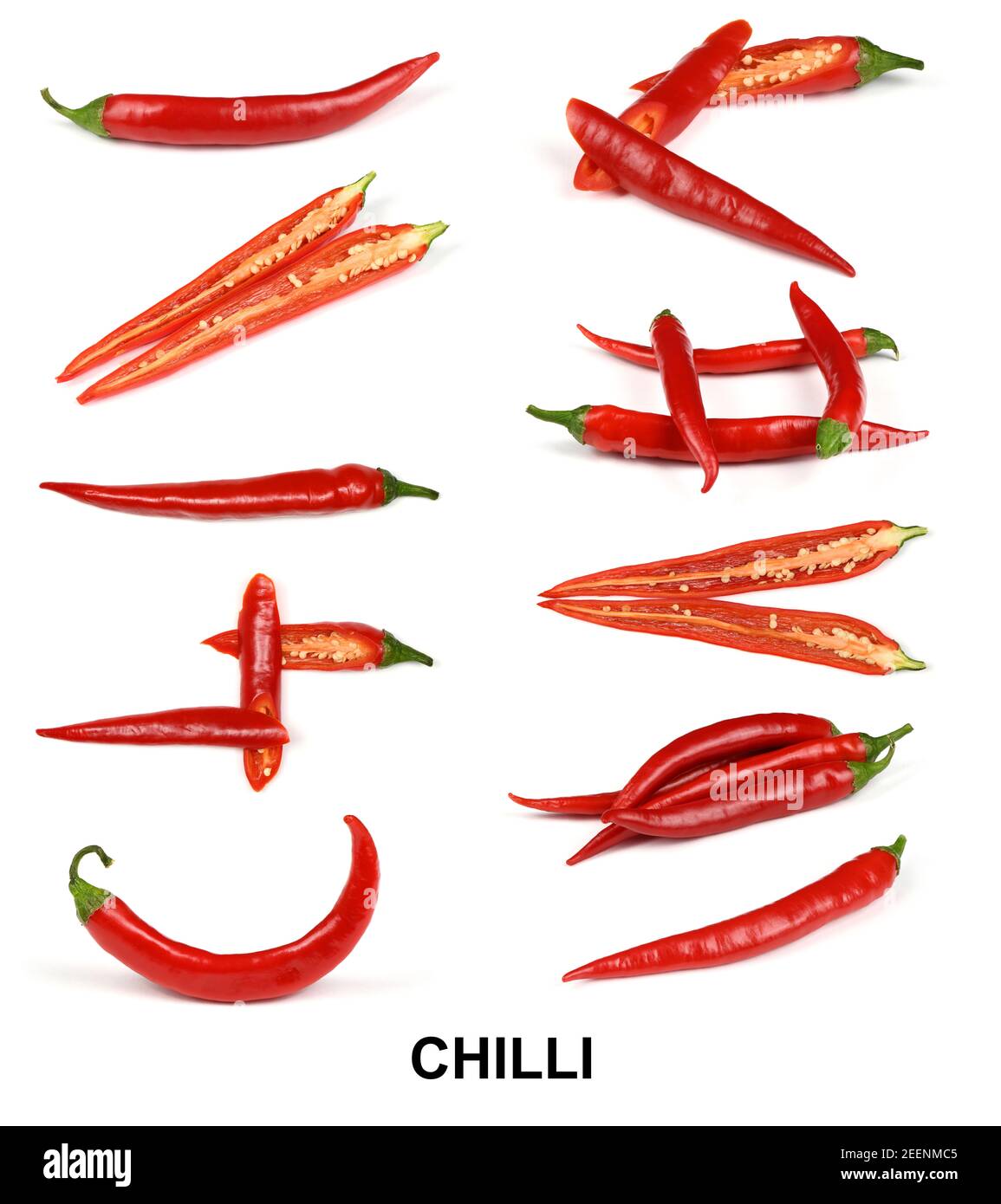 Red chili pepper isolated on a white background. High resolution photo ...