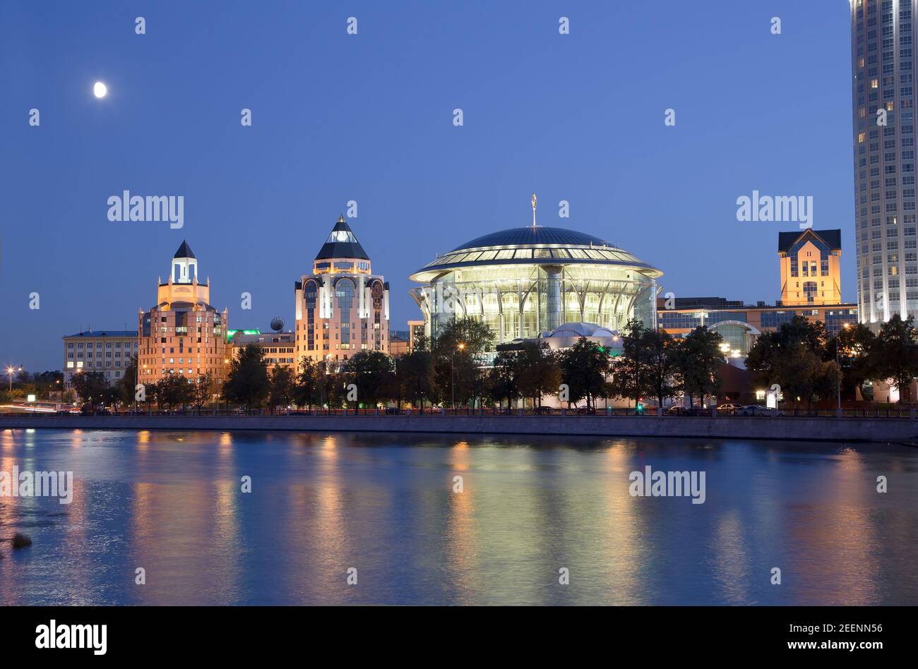 Business and cultural complex Riverside towers , Moscow, Russia Stock ...