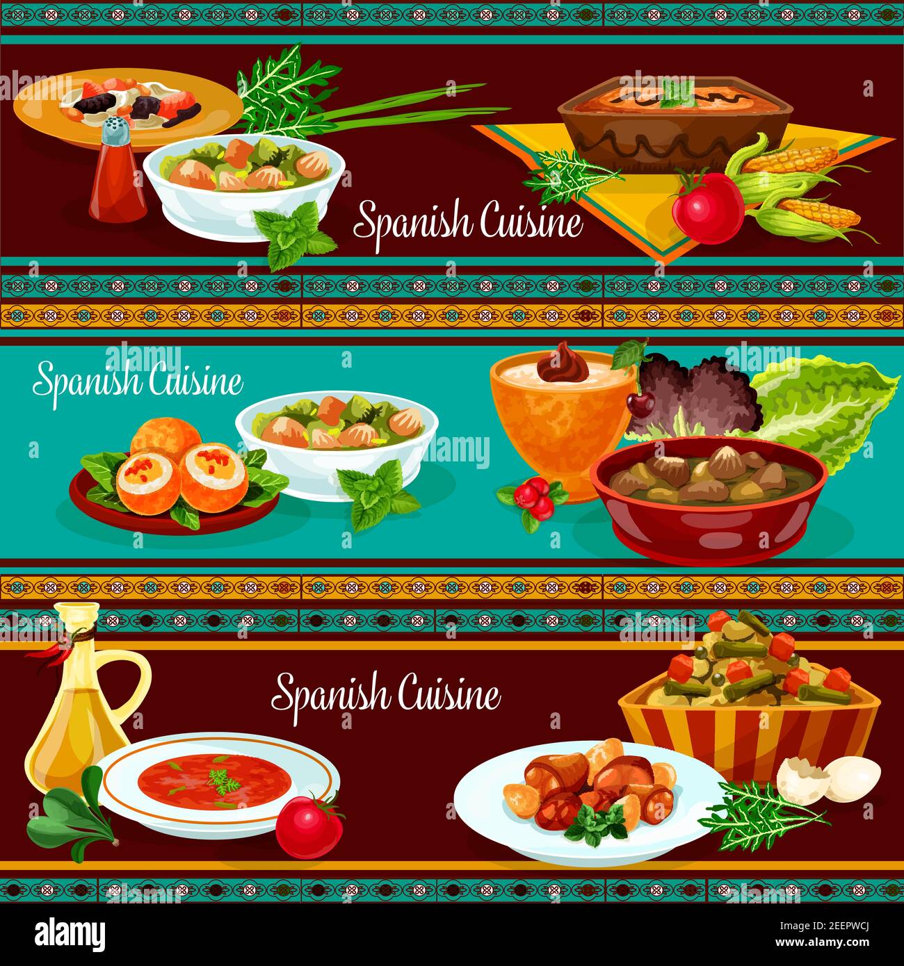 Spanish rice pudding Stock Vector Images Alamy
