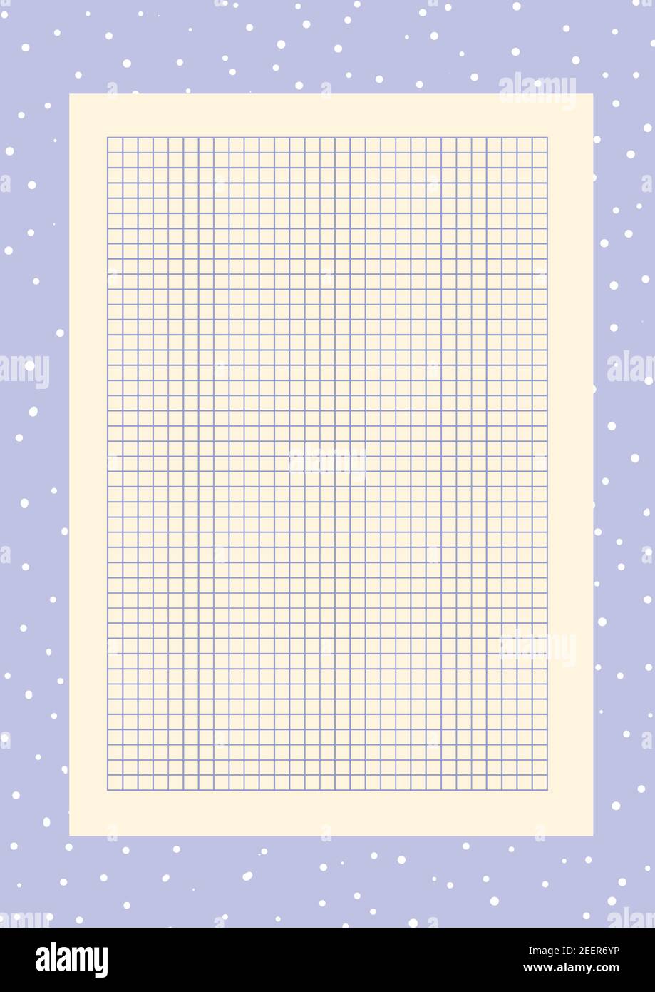 grid paper printable planner with color squared background printing paper note optimal a4 size time management concept pattern for school stock vector image art alamy