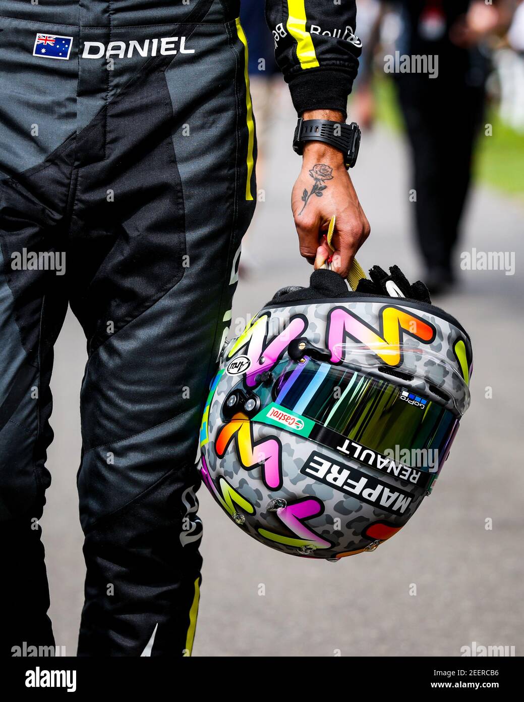 Renault - Formule 1 - Daniel Ricciardo - 2020 - Casque à