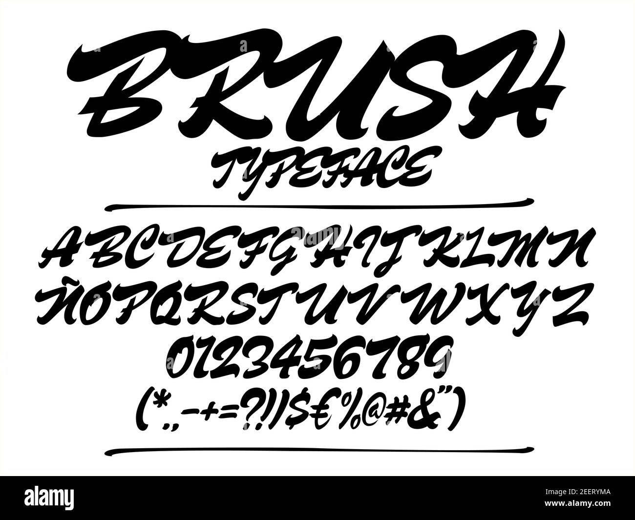 Brush script hi-res stock photography and images - Alamy