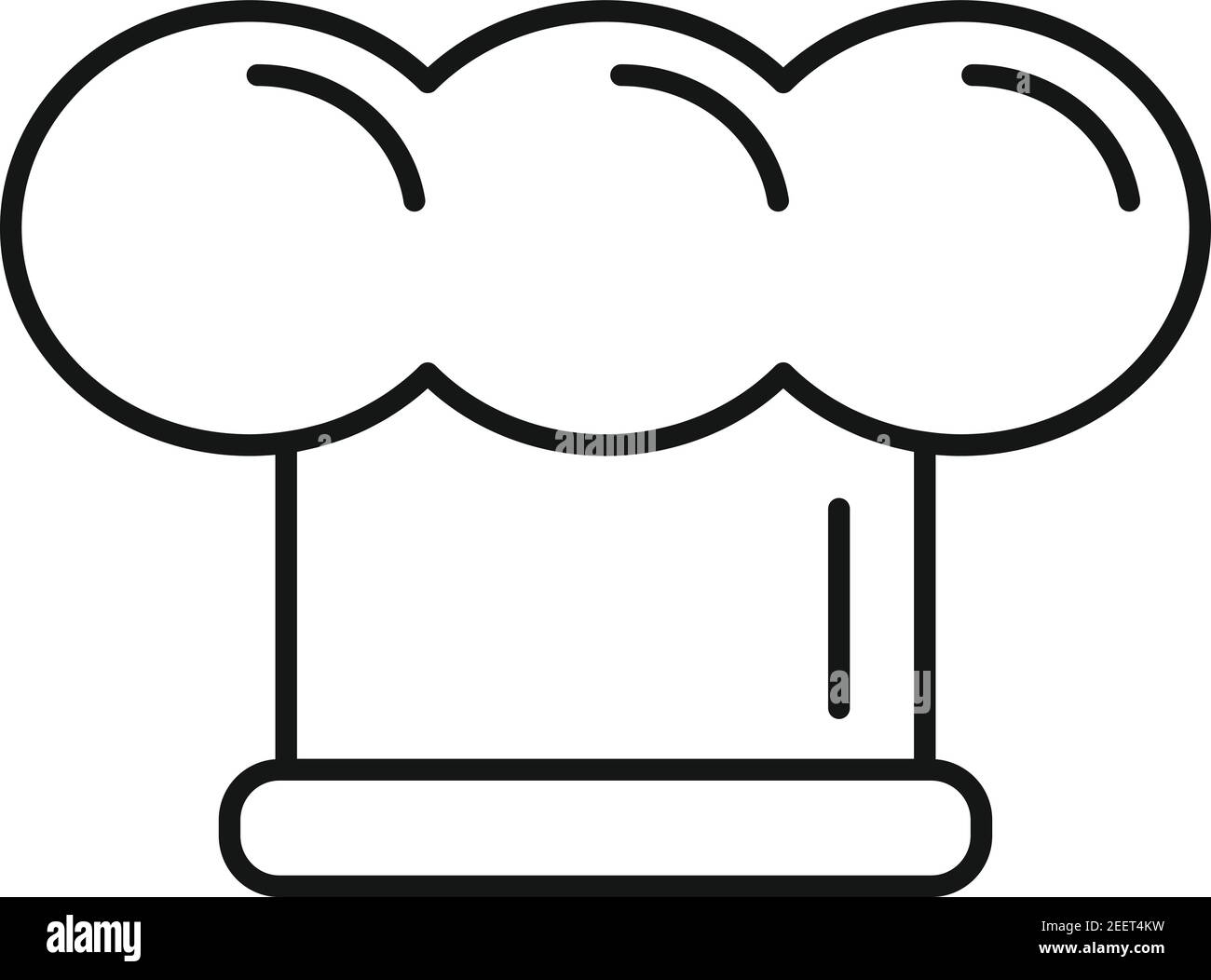Cook hat icon, outline style Stock Vector Image & Art - Alamy