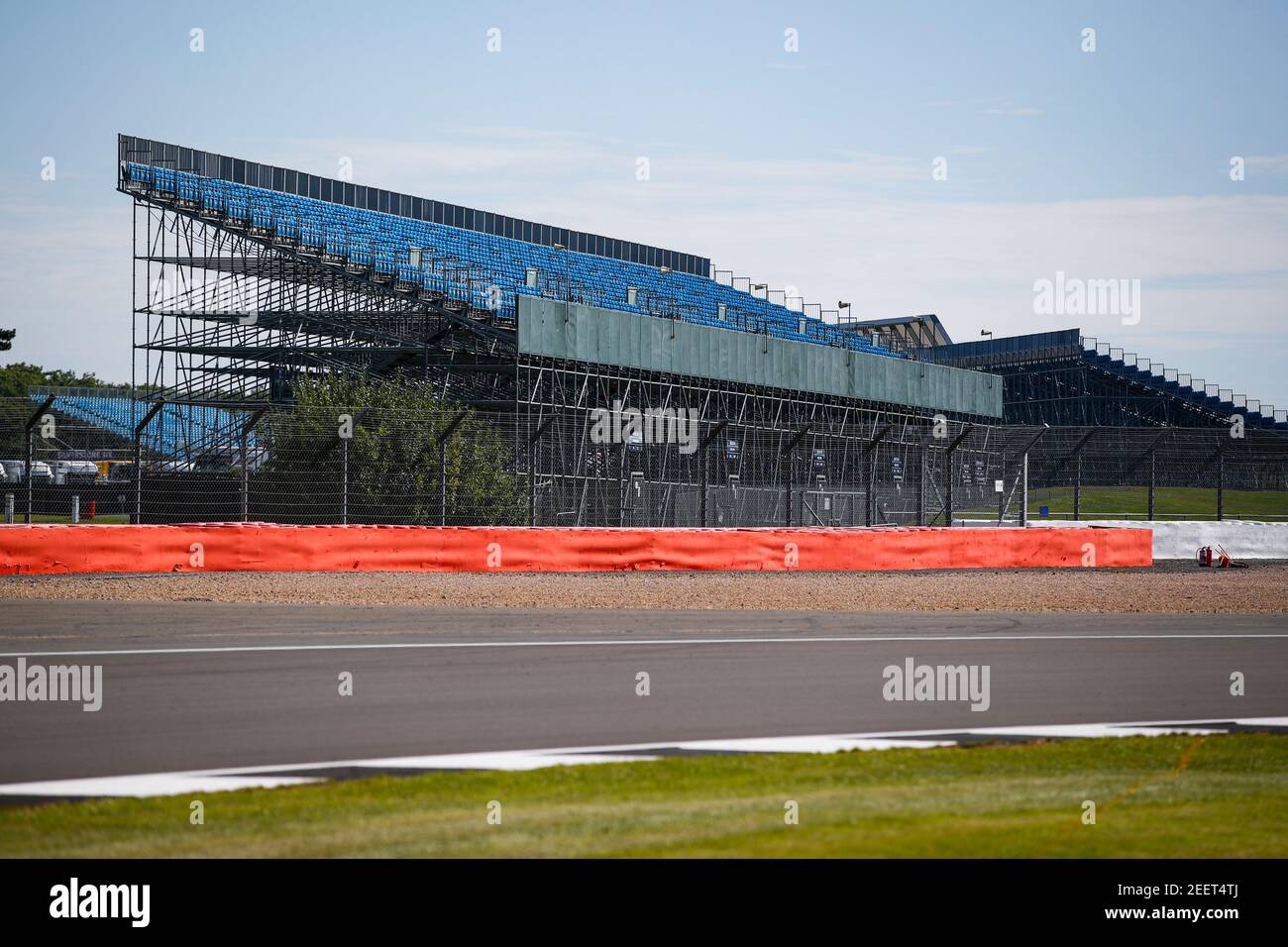 Track and empty grandstands atmosphere during the Formula 1 Pirelli