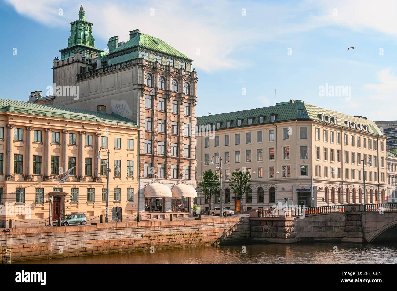Canal in the historic centre of Gothenburg, Sweden Stock Photo Alamy