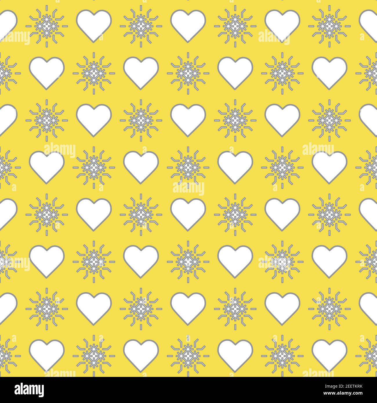 Cute seamless pattern with hearts. Happy Valentine's Day. Romantic ...