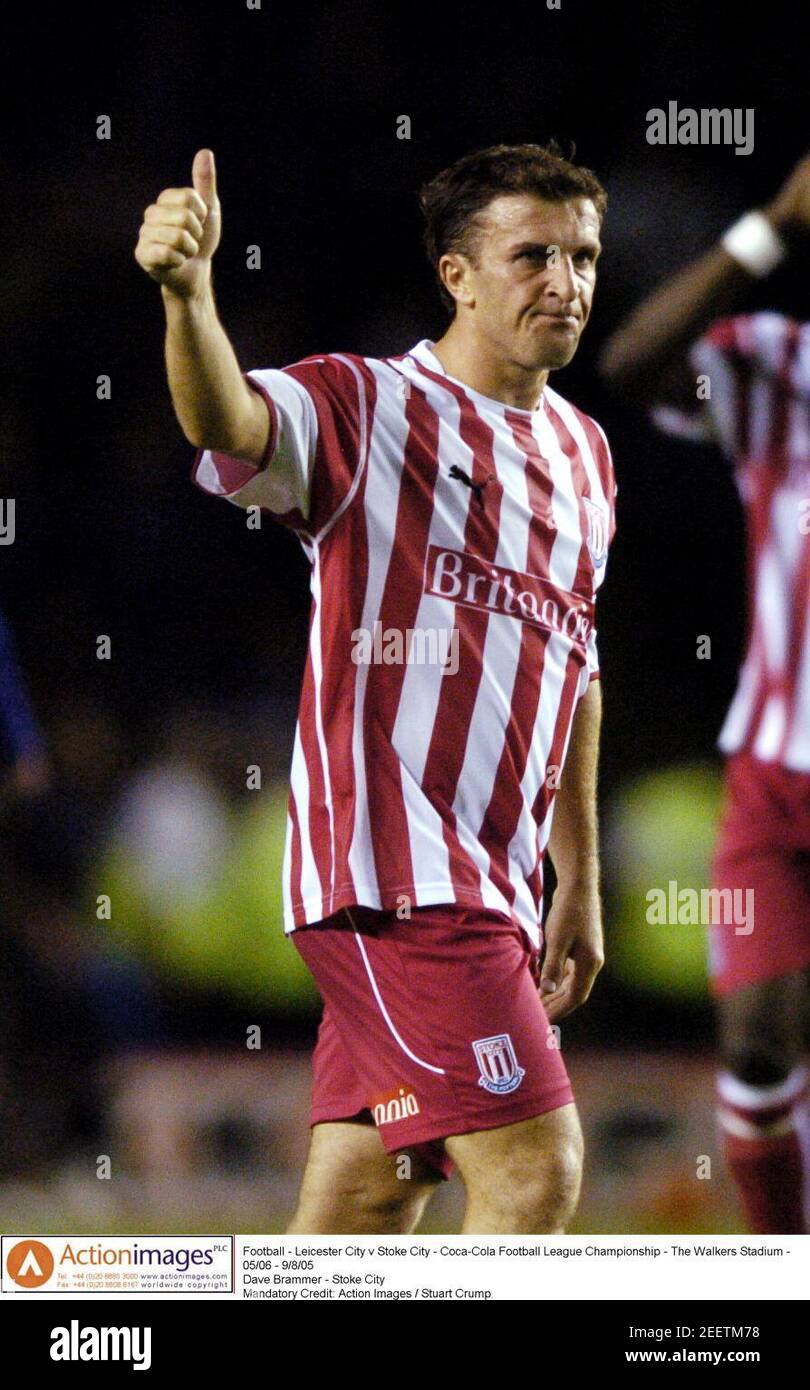 Football Leicester City V Stoke City Coca Cola Football League Championship The Walkers Stadium 05 06 9 8 05 Dave Brammer Stoke City Mandatory Credit Action Images Stuart Crump Stock Photo Alamy