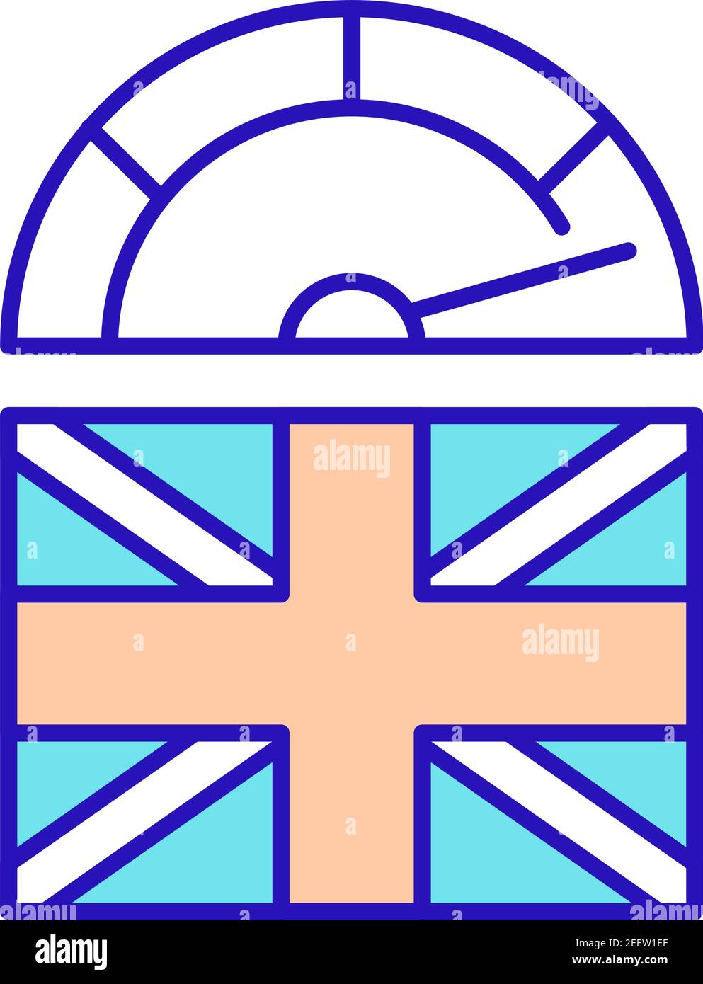 advanced-british-english-rgb-color-icon-stock-vector-image-art-alamy