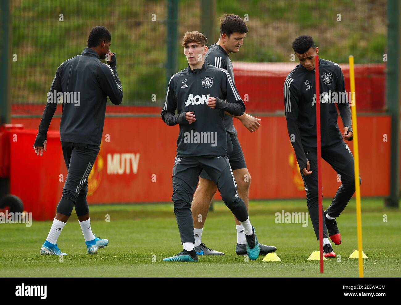 Soccer Football - Europa League - Manchester United Training - Aon Training  Complex, Manchester, Britain - September 18, 2019 Manchester