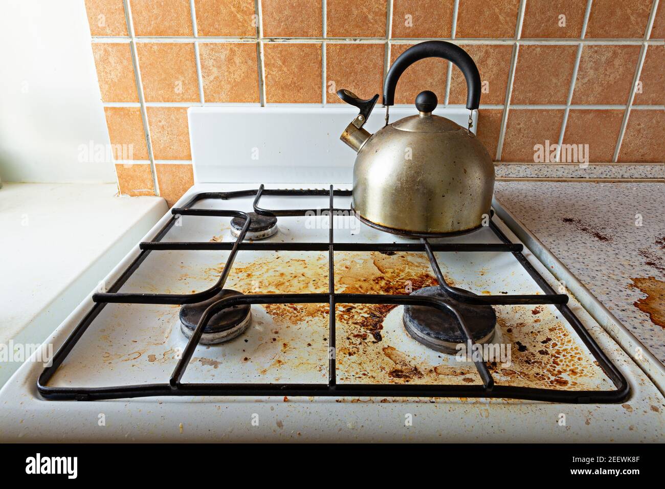 Dirty gas stove hires stock photography and images Alamy