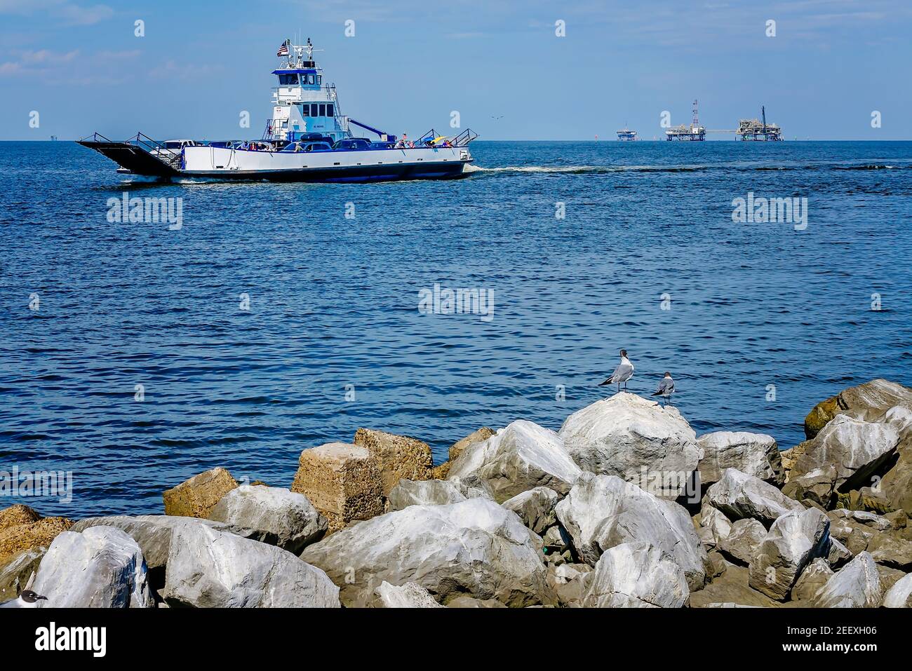 Ferry dauphin island mobile bay hires stock photography and images Alamy