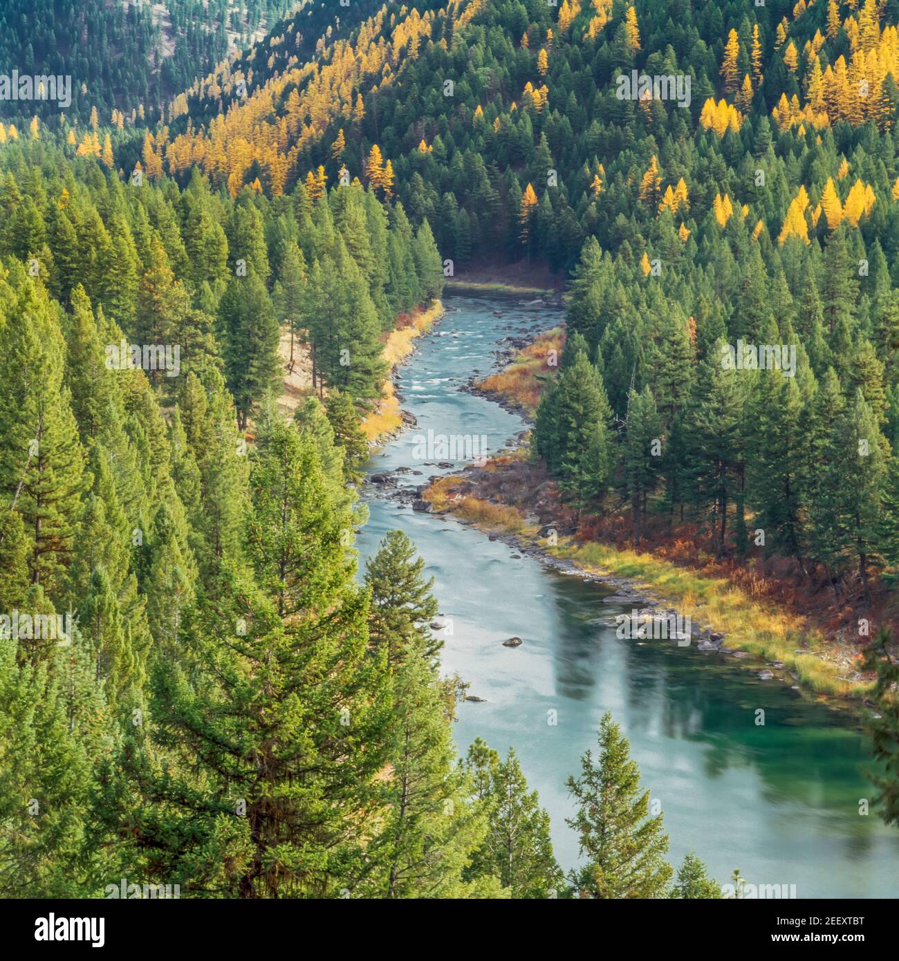 Blackfoot river valley in montana hires stock photography and images