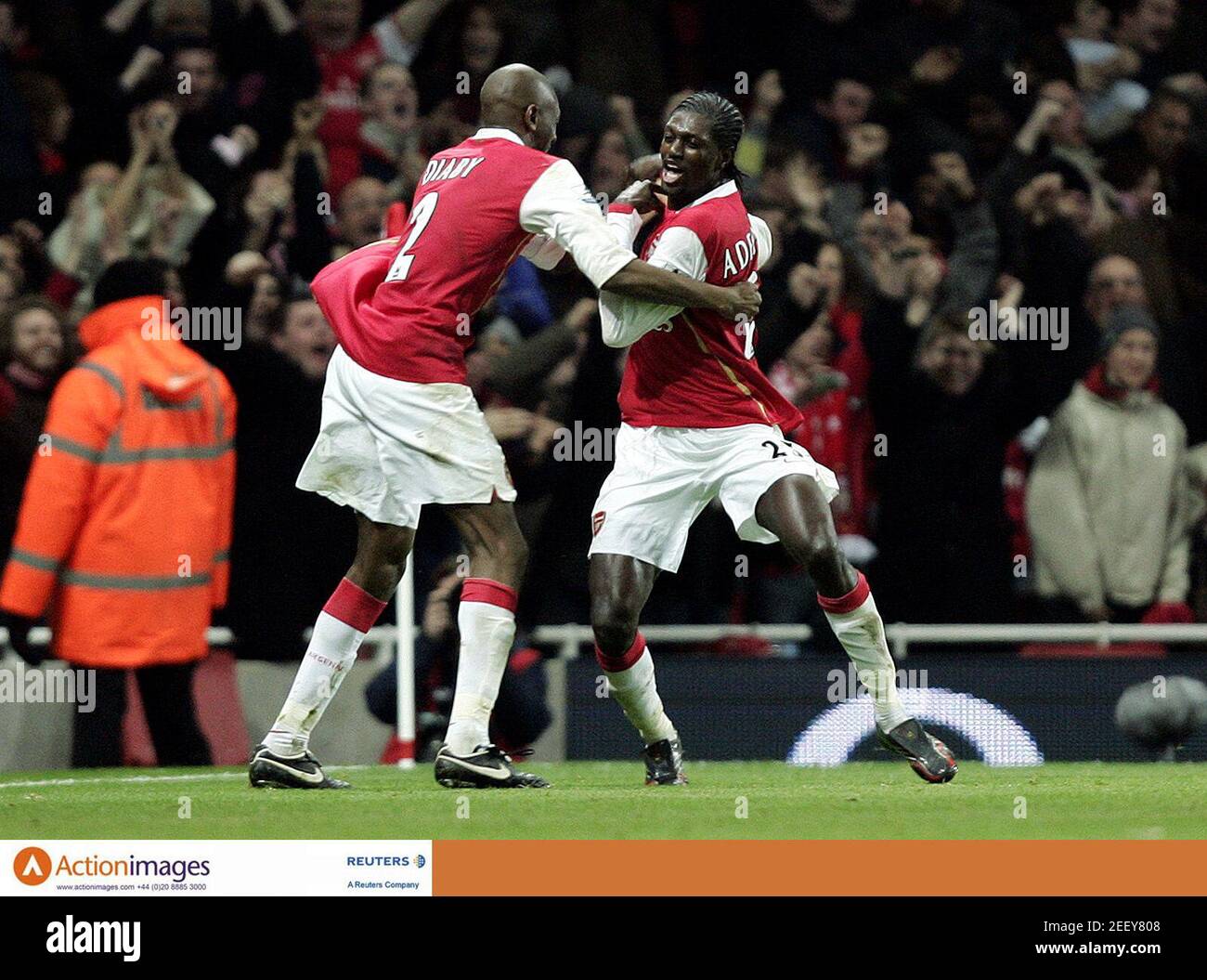 Abou diaby celebrates hires stock photography and images Alamy