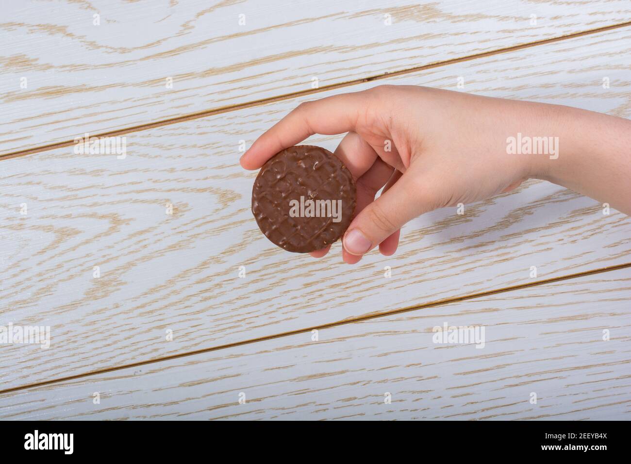 Home made chocolate bars as a background Stock Photo