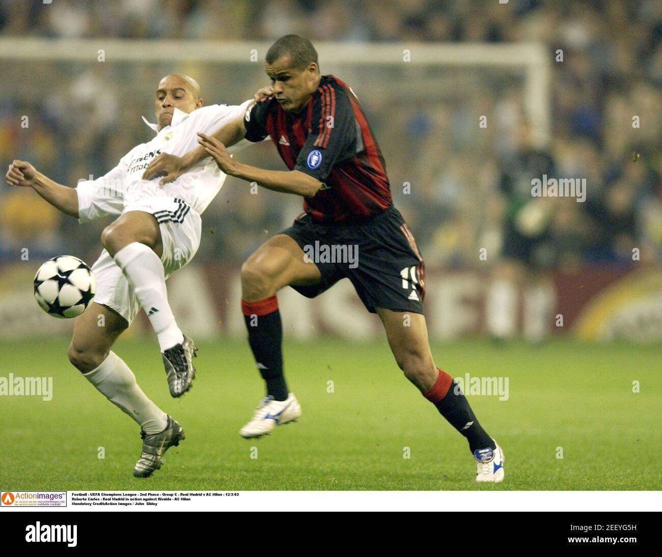 Football Uefa Champions League 2nd Phase Group C Real Madrid V Ac Milan 12 3 03
