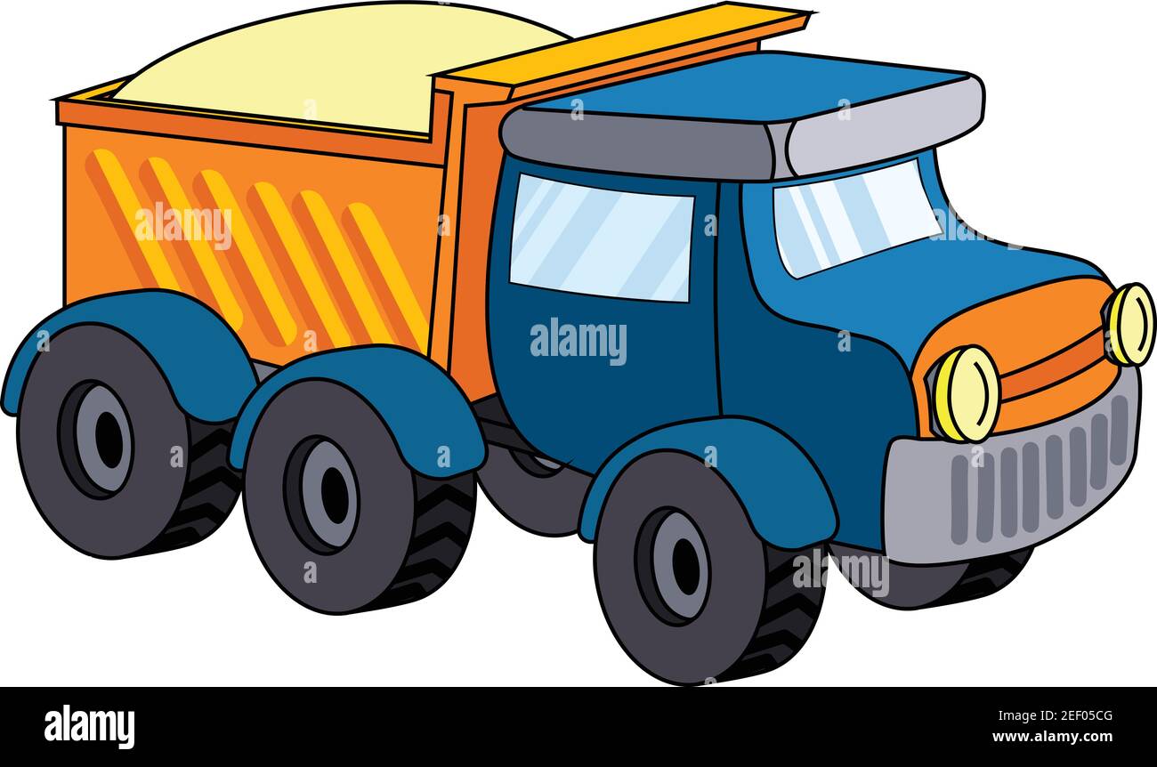 Cargo truck icon, cartoon style Stock Vector Image & Art - Alamy