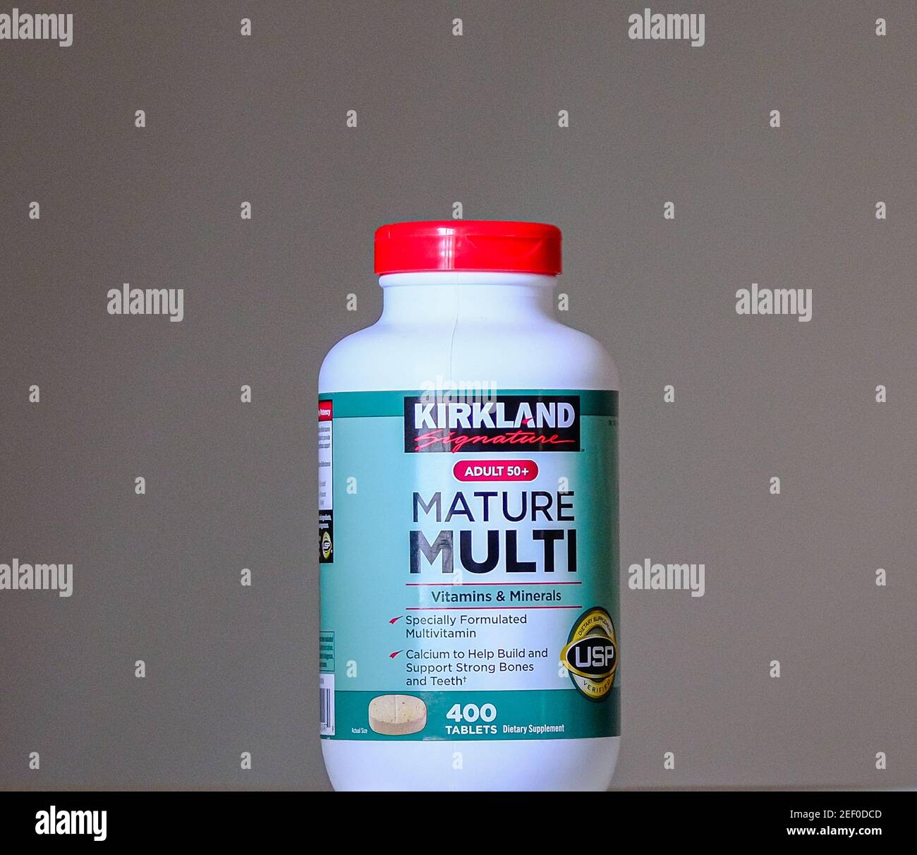 KIrkland Mature Multi Vitamins Stock Photo Alamy