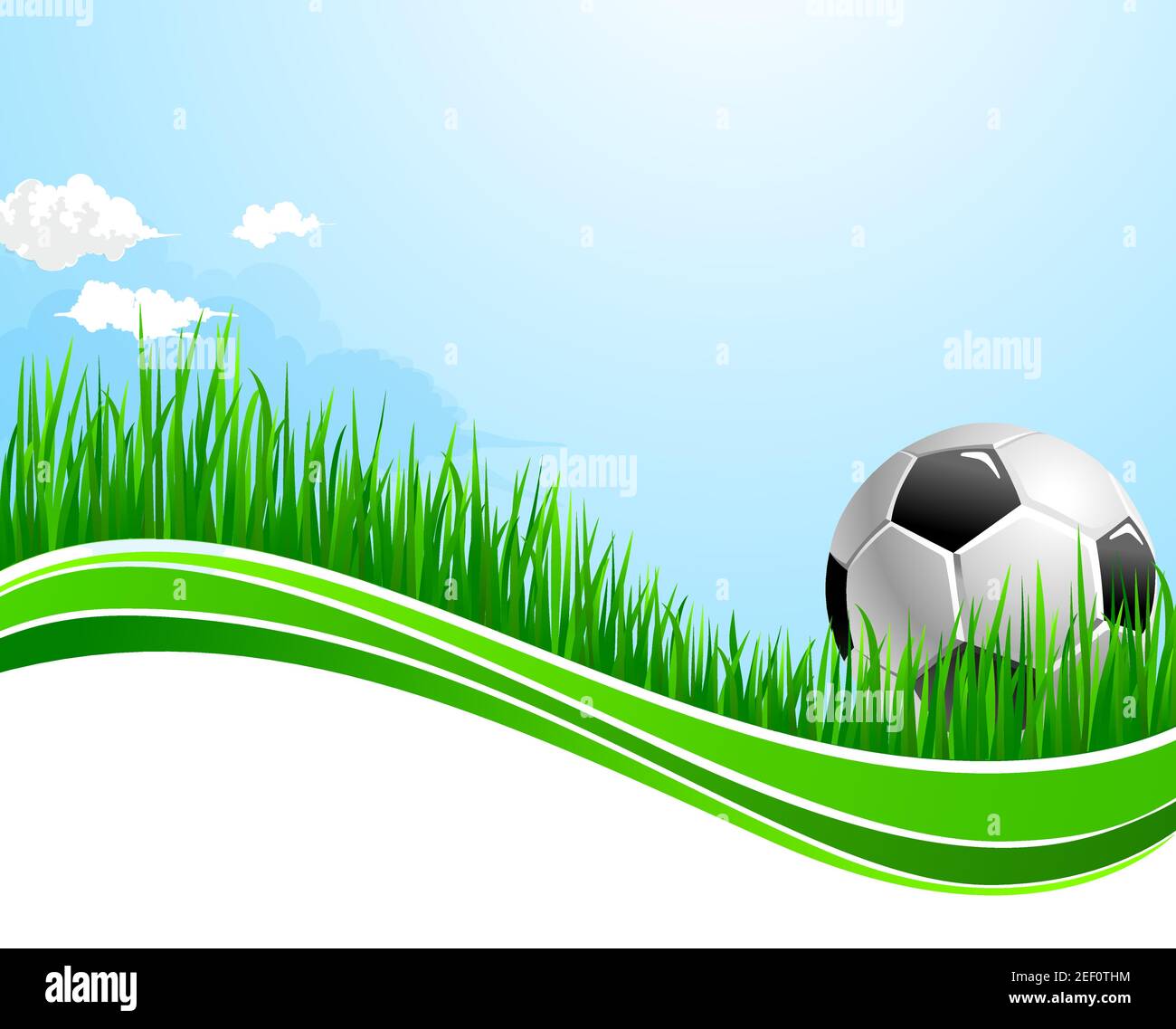 Soccer background template or football game arena banner design for fan  club or college team championship and sport tournament. Vector soccer ball  on Stock Vector Image & Art - Alamy