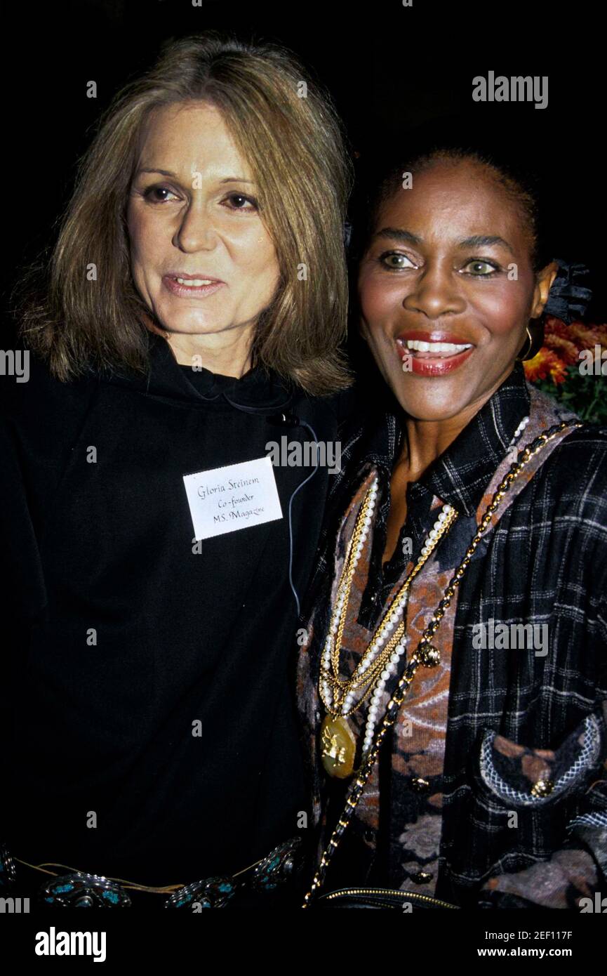Gloria Steinem Cicely Tyson 1991 Photo by Adam Scull-PHOTOlink.net Stock Photo