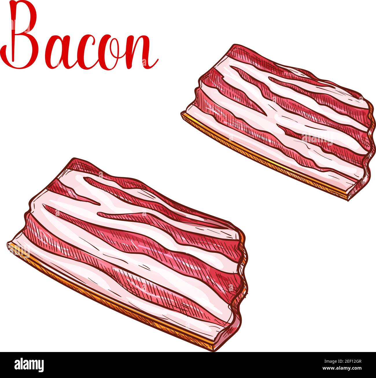 Как нарисовать бекон