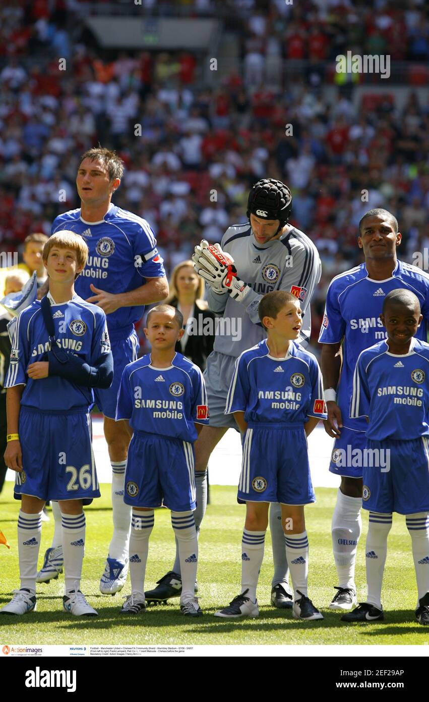 Football - Manchester United v Chelsea FA Community Shield - Wembley  Stadium - 07/08 - 5/8/07 (From