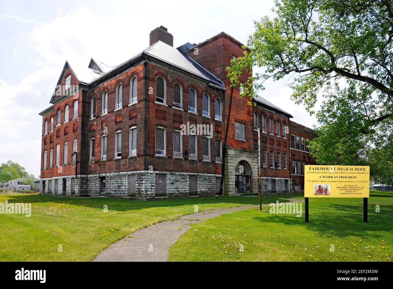 James Byron Dean Boyhood hometown and childhood high school Fairmount