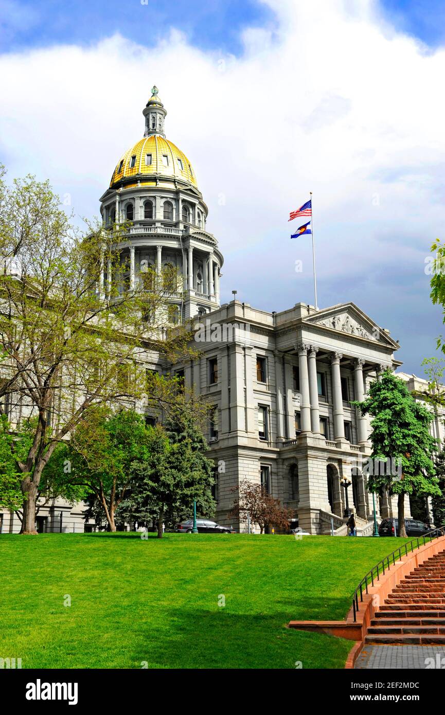 State Capitol Building Denver Colorado capital Stock Photo