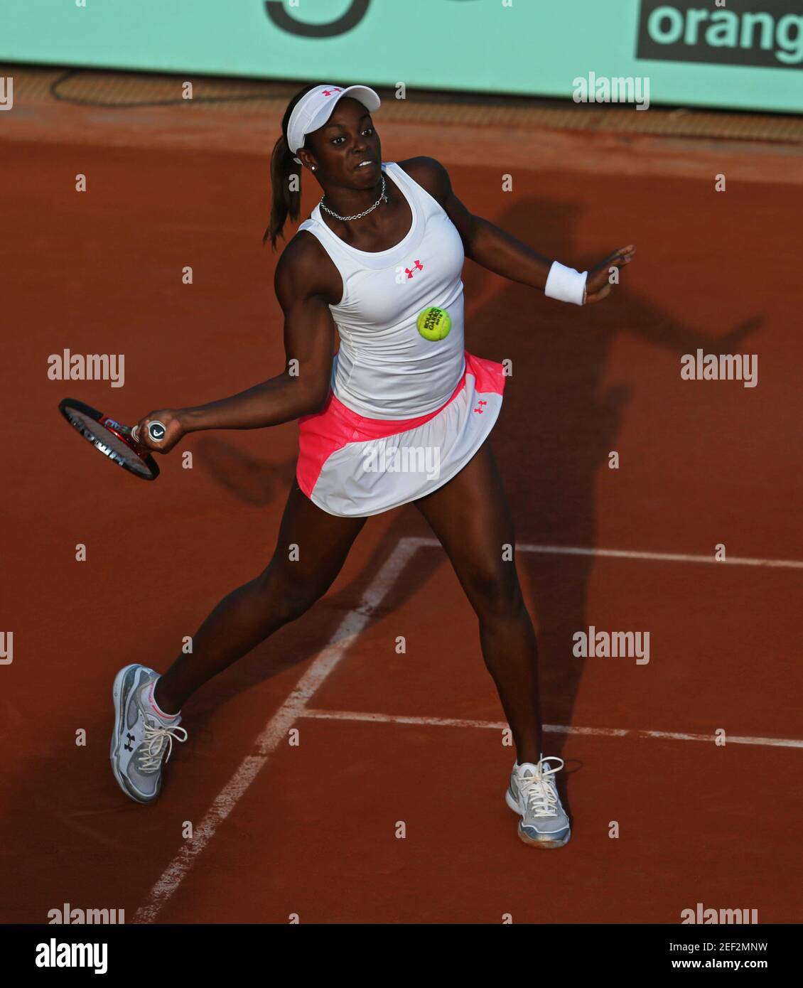 Tennis - French Open - Roland Garros, Paris, France - 3/6/12 Women's  Singles - USA's Sloane Stephens in action during her fourth round match  Mandatory Credit: Action Images / Paul Childs Stock Photo - Alamy