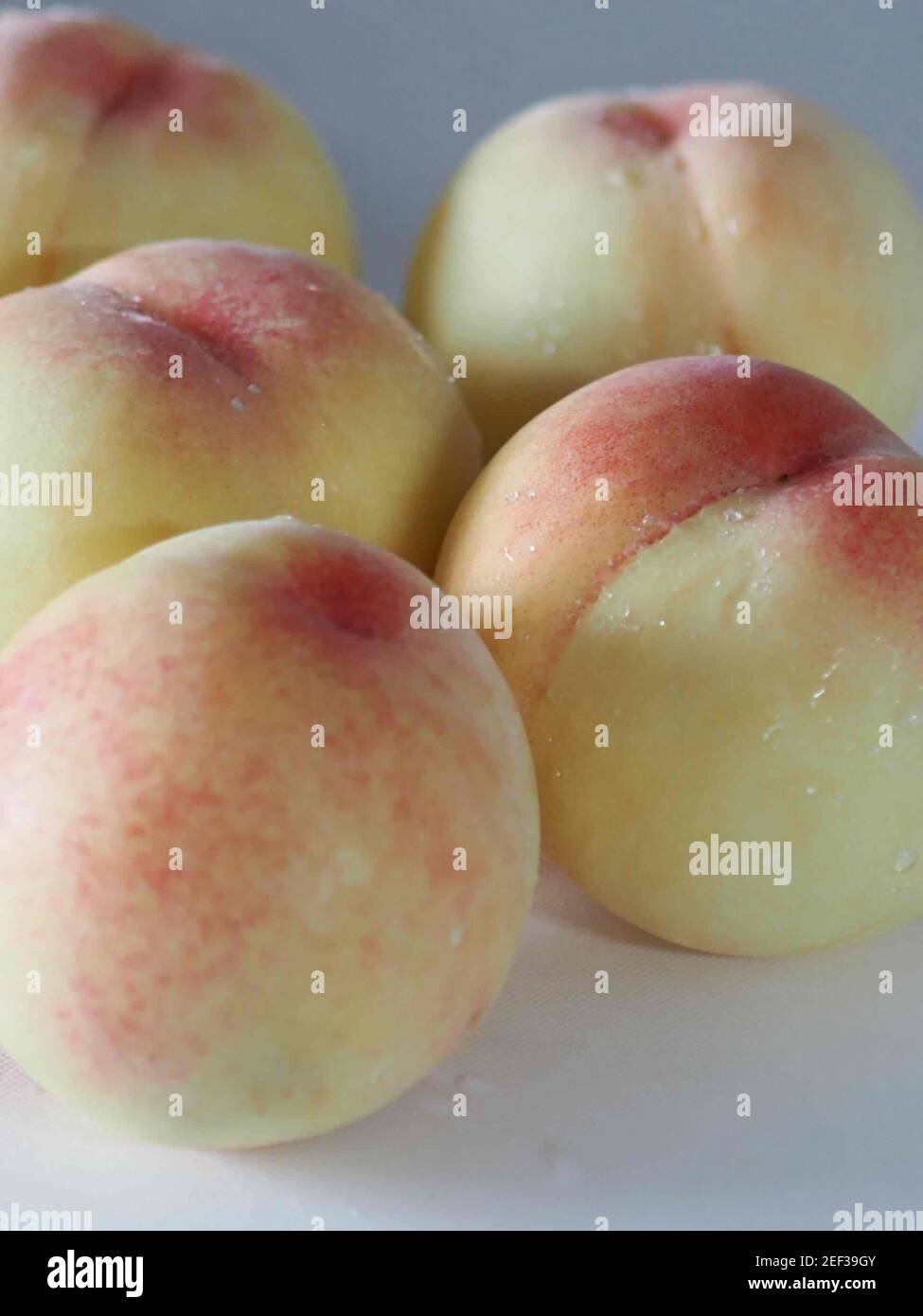 Peach produced in Okayama Prefecture, Japan Stock Photo Alamy