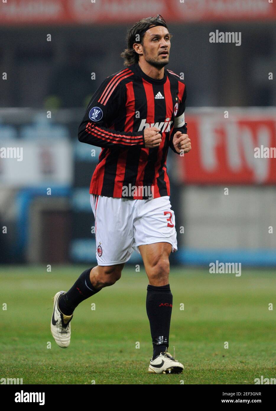 Football - Stock - 08/09 - 26/2/09 Paolo Maldini - AC Milan Mandatory  Credit: Action Images / Michael Regan Stock Photo - Alamy