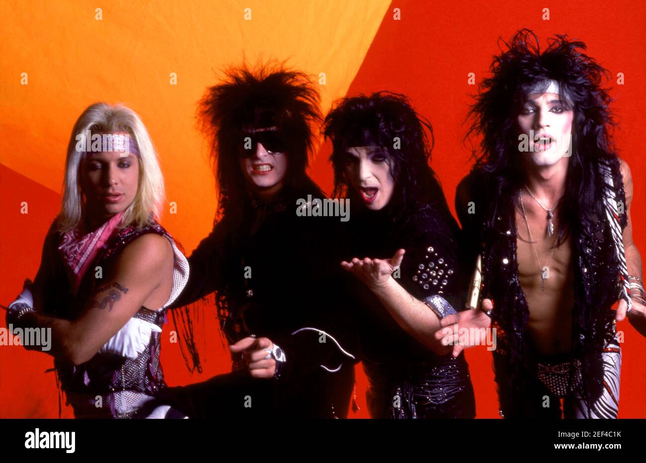 DETROIT, MI SEPTEMBER 15 (LR) Lead singer Vince Neil, bassist Nikki