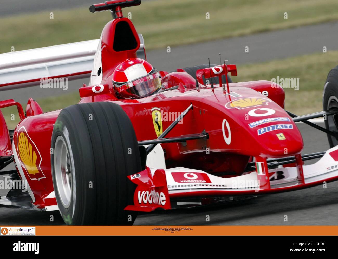 Motor Sport F1 Formula One 03 British Grand Prix Silverstone 7 03 World Championship Leader Michael Schumacher Finished The Race In 4th Place For Ferrari Mandatory Credit Action Images Livepic Stock Photo Alamy