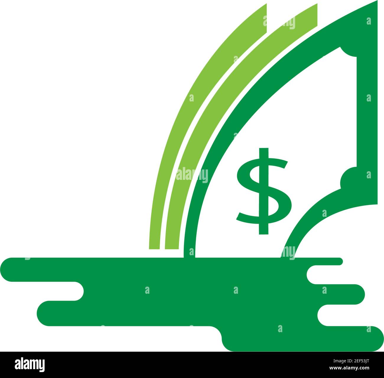 Cash logo icon design vector illustration template Stock Vector