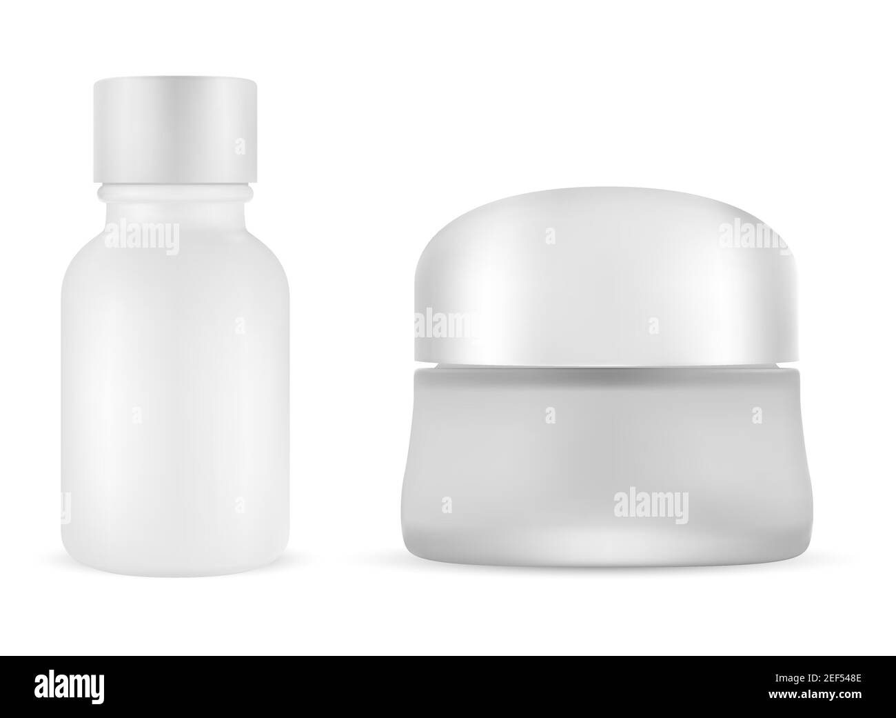 Download White Cosmetic Cream Jar Serum Vial Blank Set Matte Glass Butter Packaging Container With Plastic Cap Matt Foundation Bottle Silver Cap Scrup Fla Stock Vector Image Art Alamy