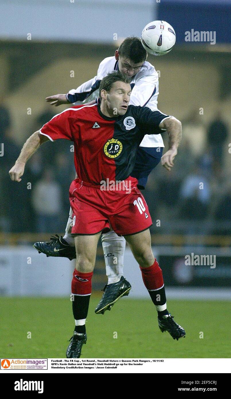 Football The Fa Cup 1st Round Vauxhall Motors V Queens Park Rangers 16 11 02 Qpr S Football The Fa Cup 1st Round Vauxhall Motors V Queens Park Rangers 16 11 02 Qpr S