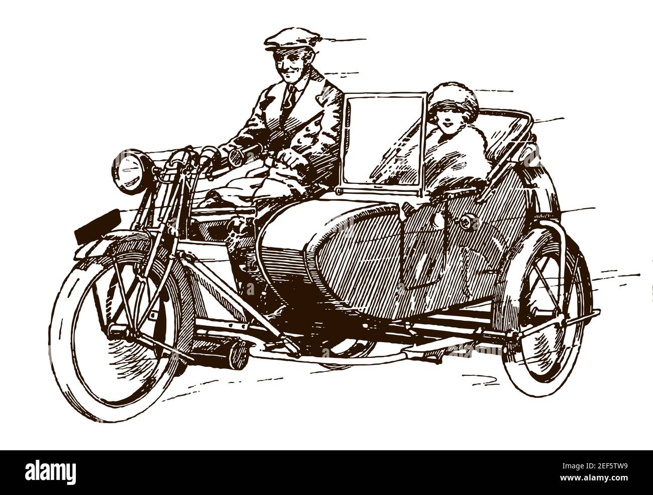 Double sidecar motorcycle deals