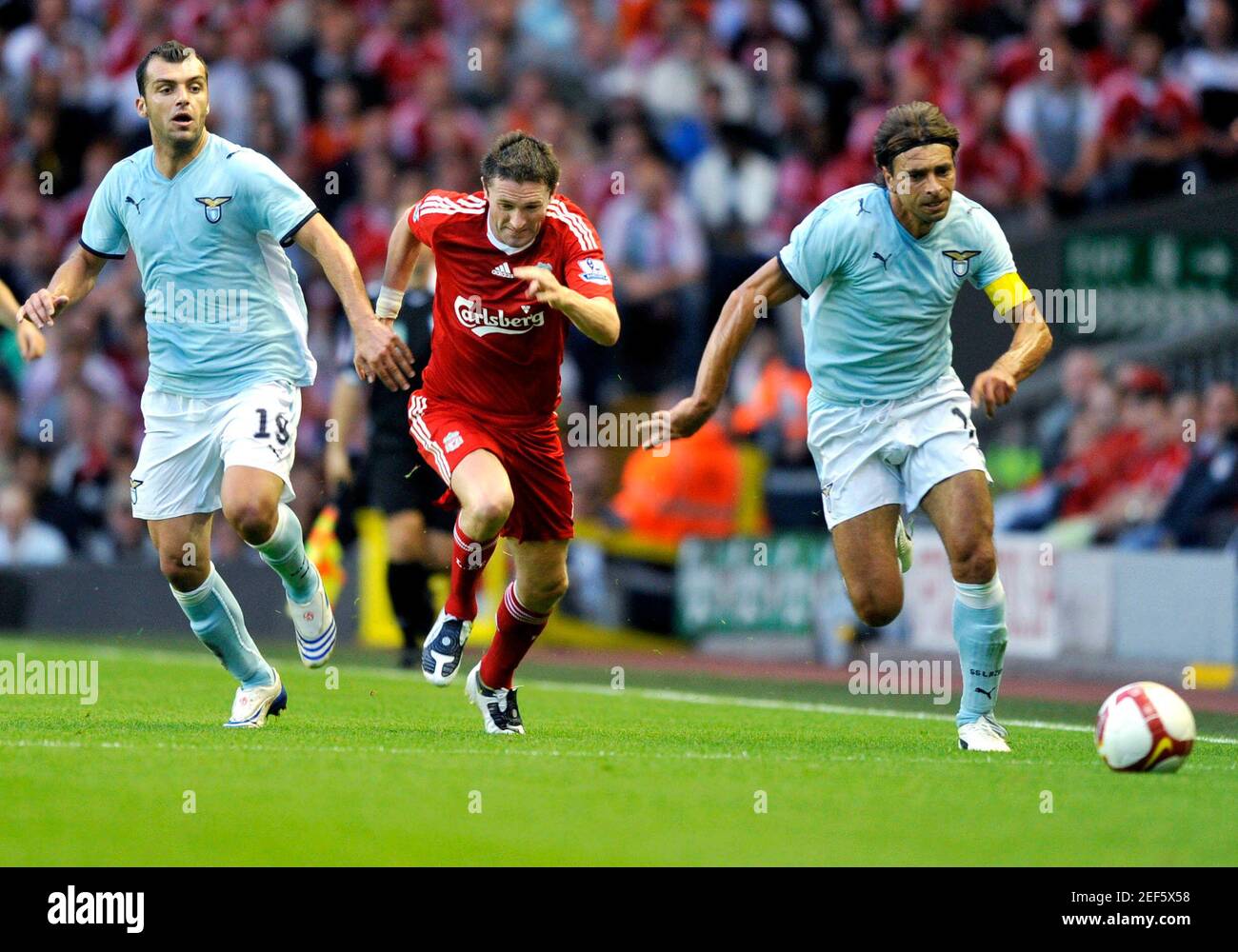 Football - Liverpool v SS Lazio Pre Season Friendly - Anfield - 8/8/08  Liverpool's Robbie Keane in