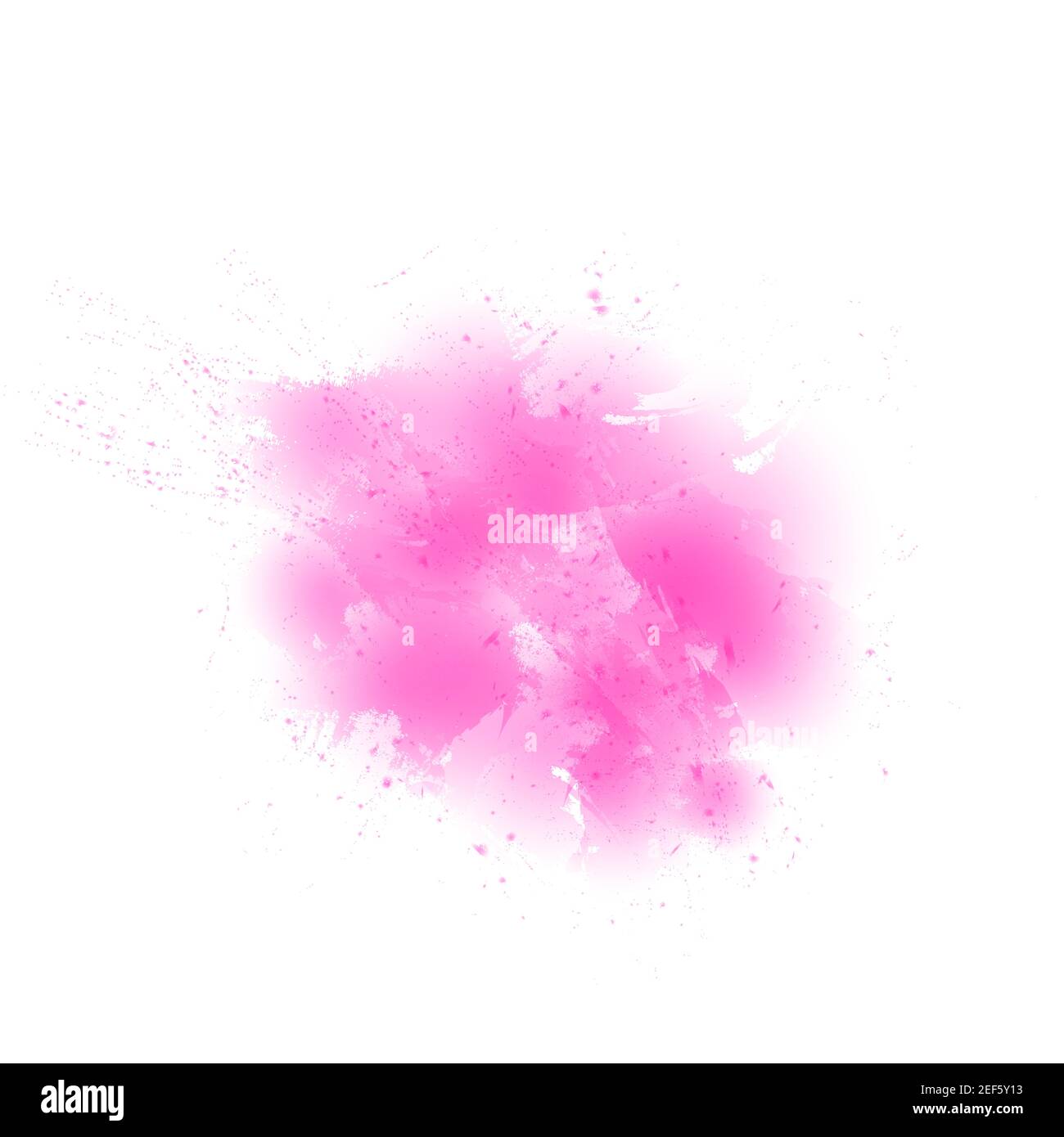 Watercolor pink smear on white background. Vector illustration for web ...