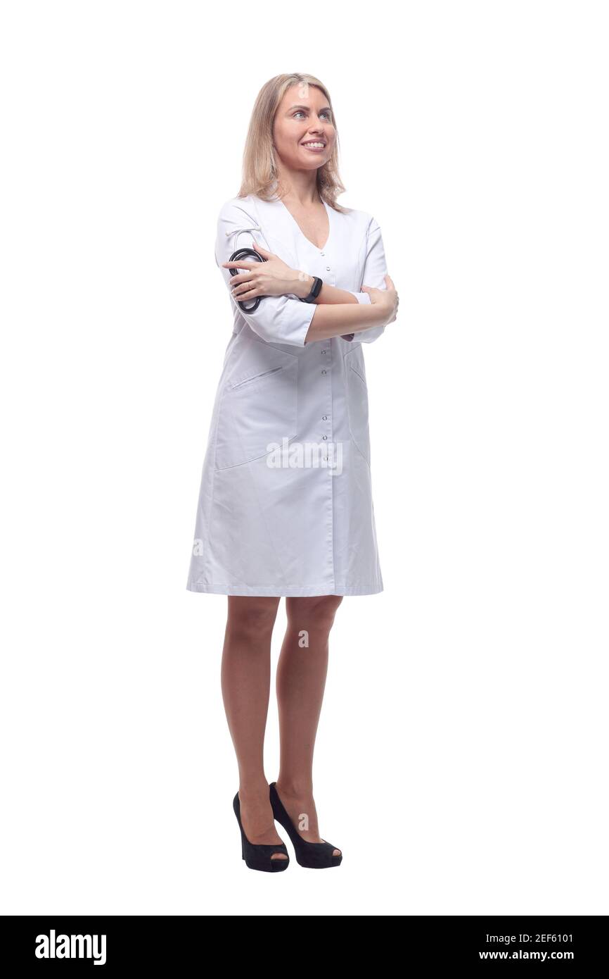 Female doctor giving a thumbs up hi-res stock photography and images ...