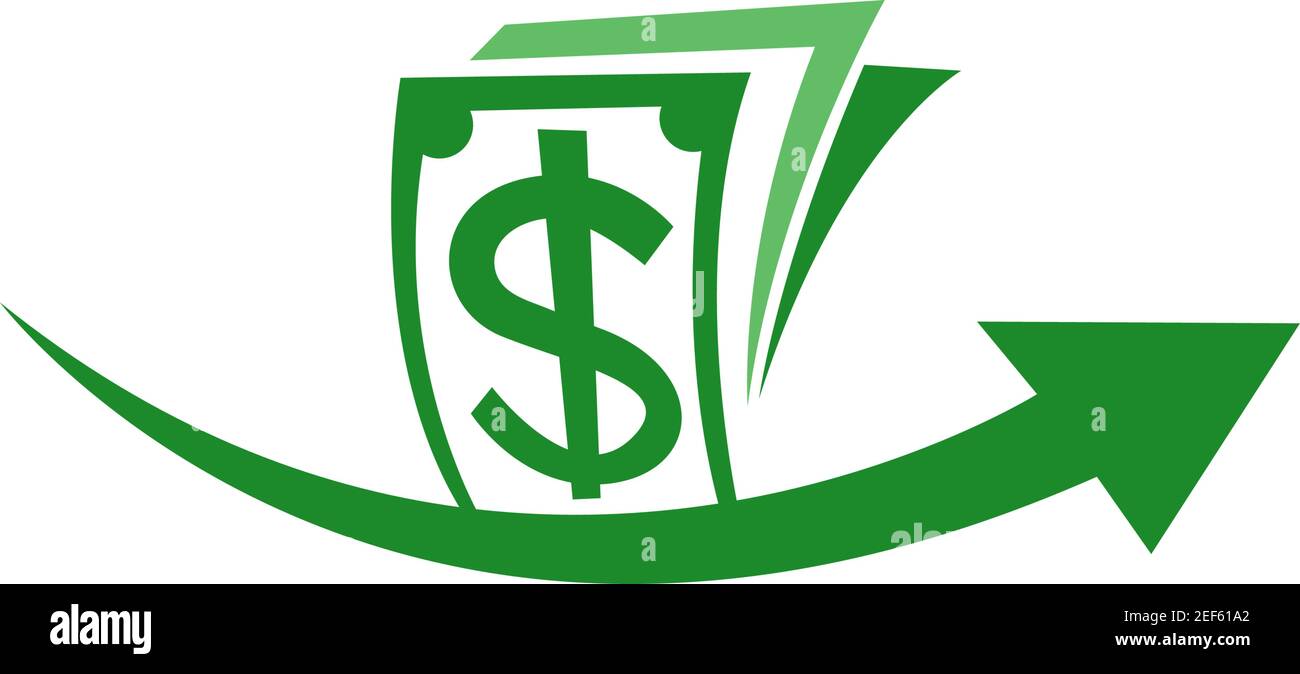Cash logo icon design vector illustration template Stock Vector