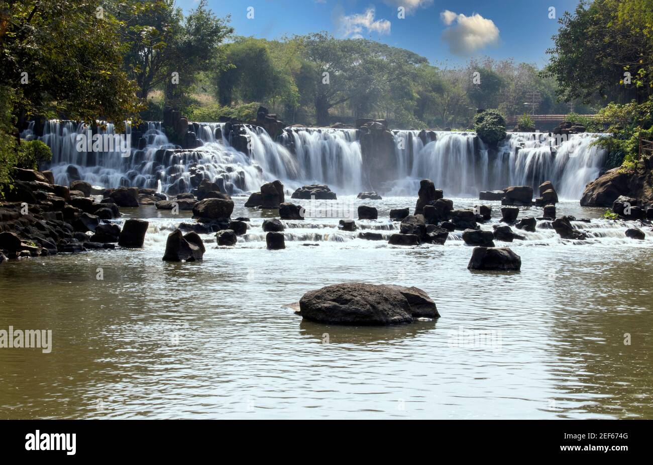 Dong Nai Giang Dien waterfall Stock Photo