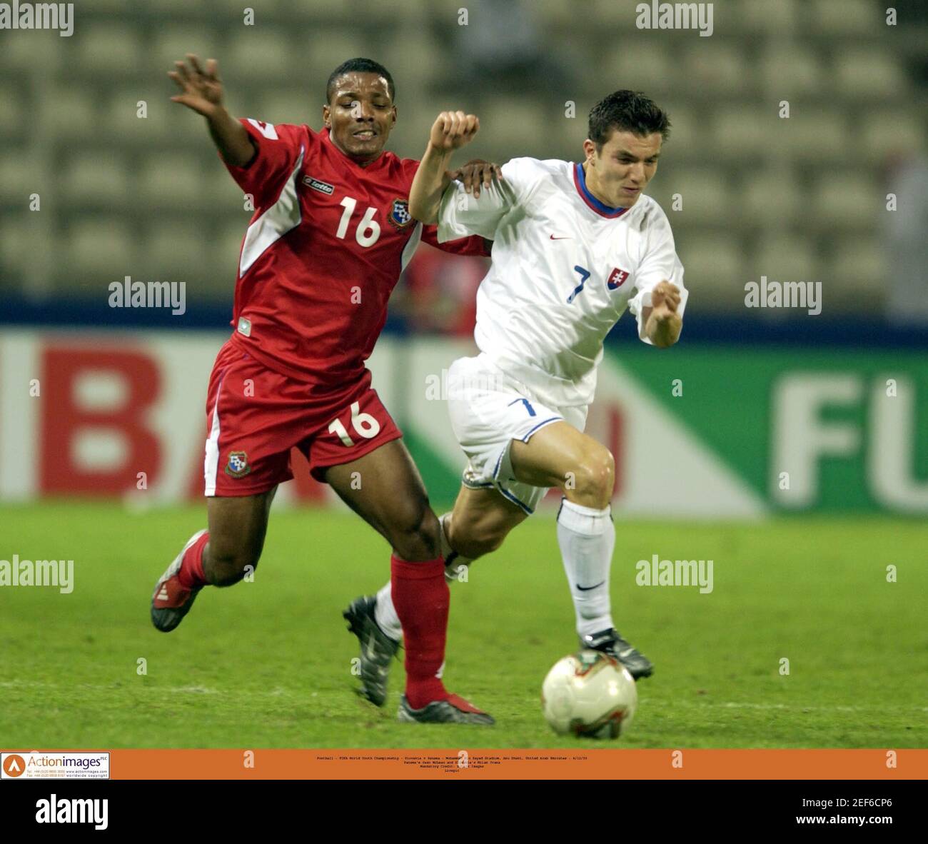 Football Fifa World Youth Championship Slovakia V Panama Mohammad Bin Zayed Stadium Abu Dhabi United Arab