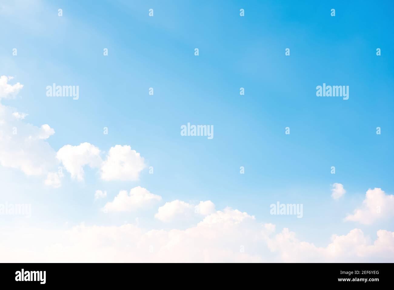 Beautiful clear blue sky for background Stock Photo Alamy