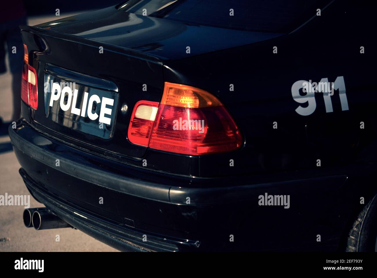 American police car hi-res stock photography and images - Alamy