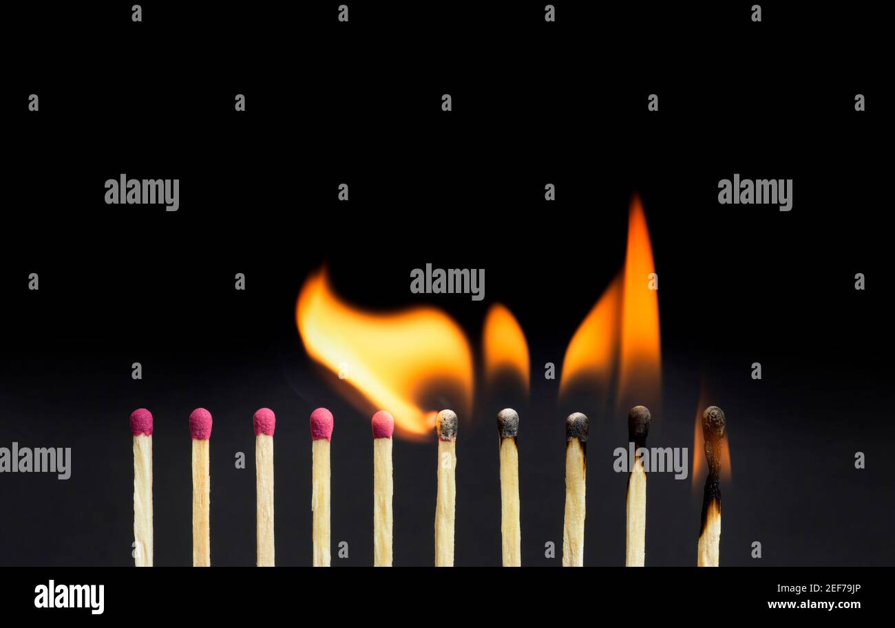 Matchsticks Match Burn Piece Prevent Fire Stock Illustration 1688564152