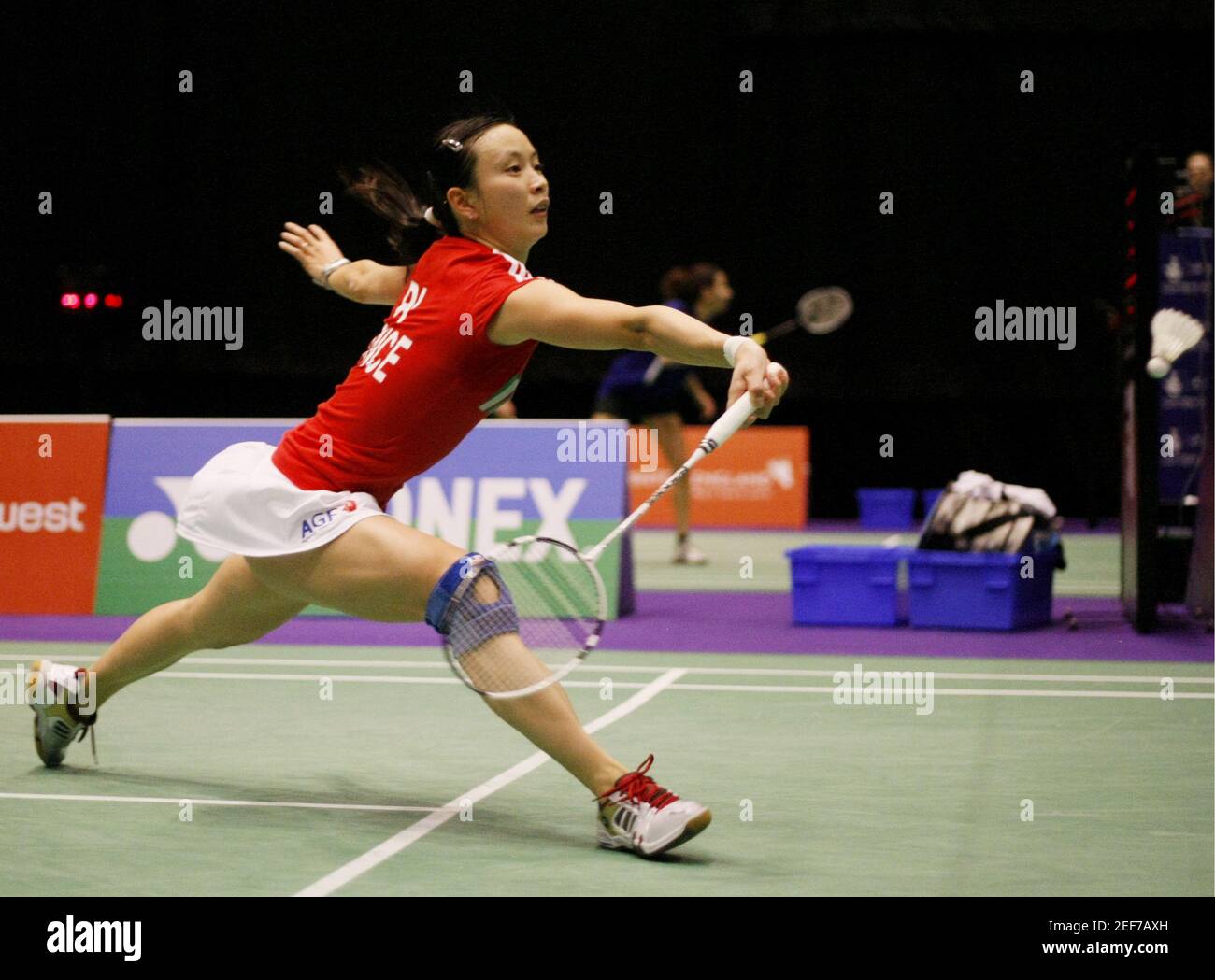 Badminton - The European Team Championships 2009 - Echo Arena - Liverpool -  12/2/09 France's Pi Hongyan Mandatory Credit: Action Images / Keith  Williams Stock Photo - Alamy