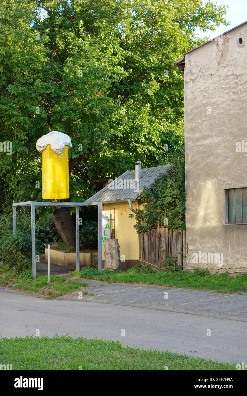 Wien, Innstraße 16, Gasthaus zur Alm Stock Photo
