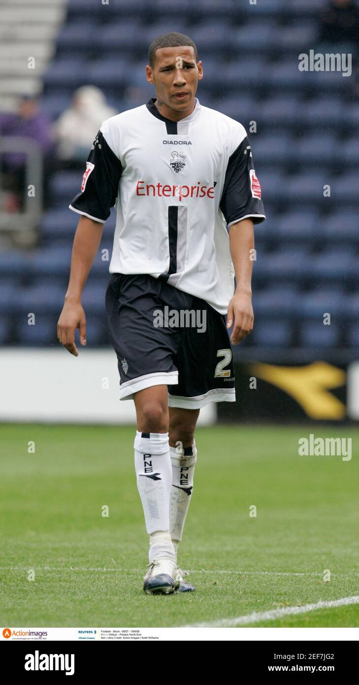 Football Stock 06 07 19 8 06 Kelvin Wilson Preston North End Mandatory Credit Action Images Keith Williams Stock Photo Alamy