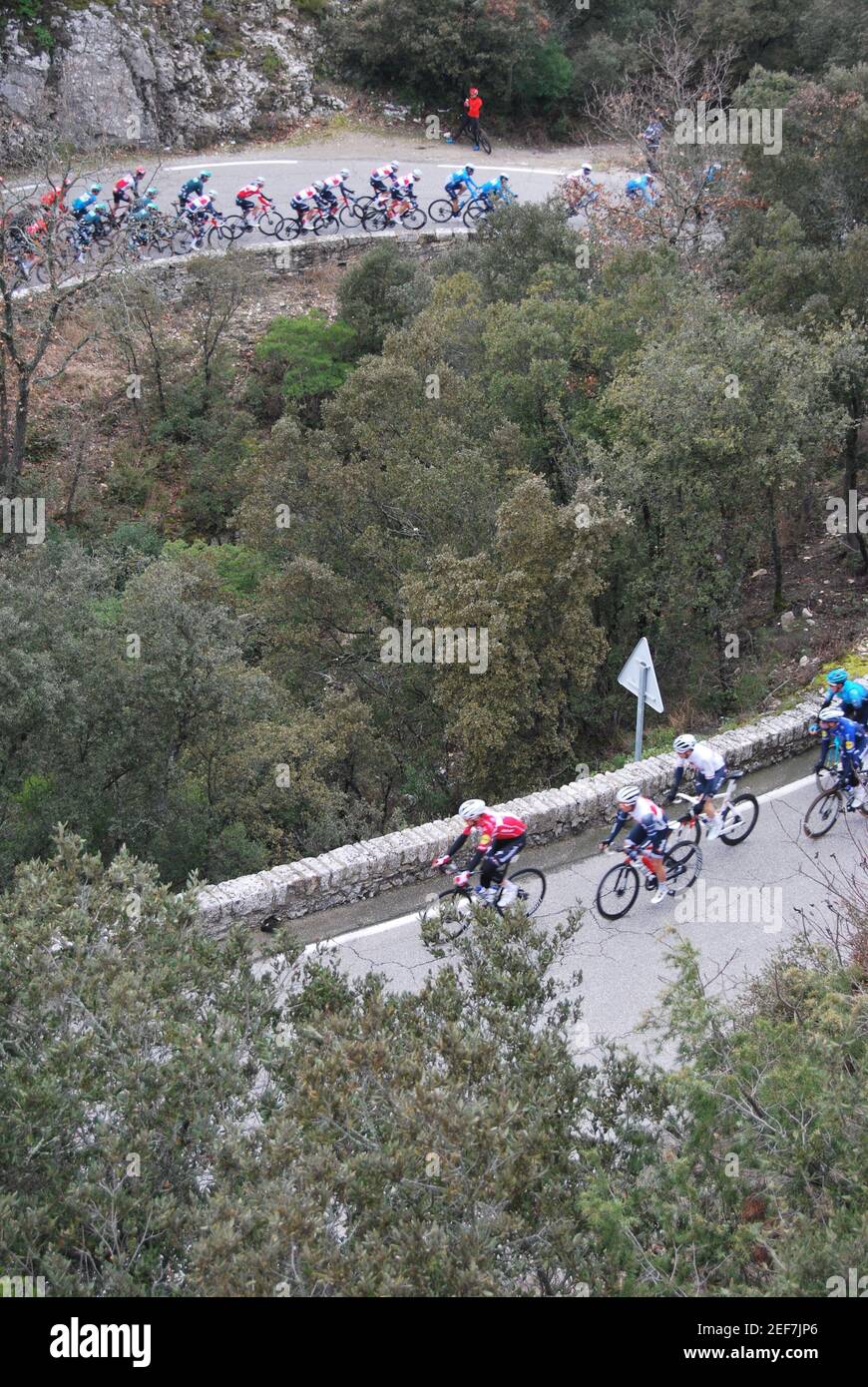 Stage 3 of Tour de la Provence 2021 Stock Photo